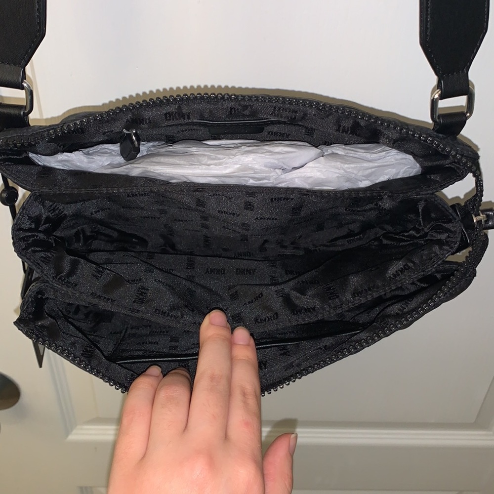DKNY Puffy Quilt Nylon Crossbody - Picture 14 of 17